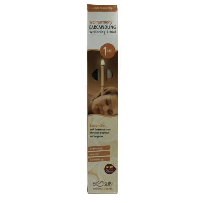 Biosun Ear Candles Fragranced Wellharmony Ritual Orange & Grapefruit 1 Pair